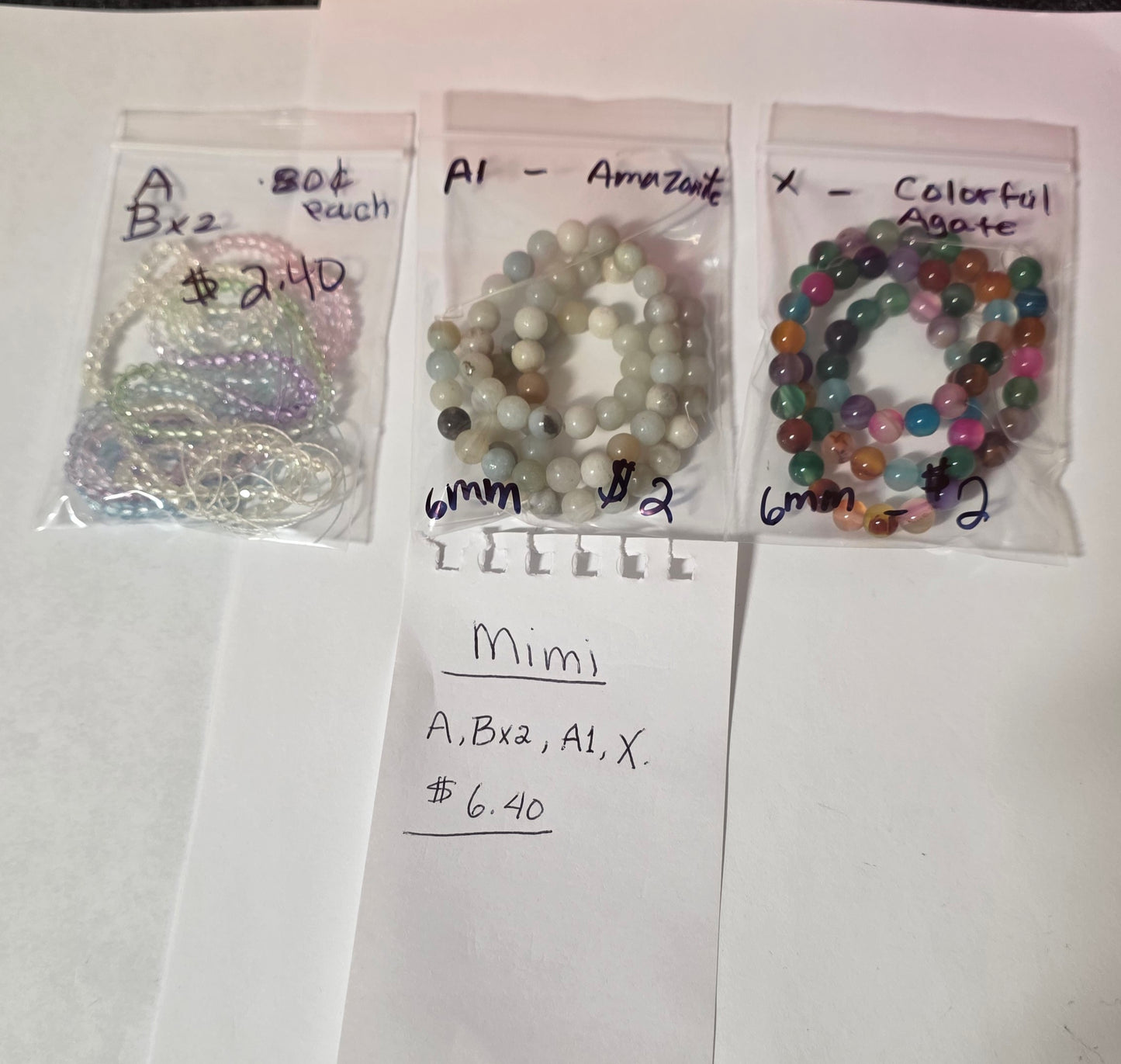 Mimi - Destashing Claims-9/4 and 9/13