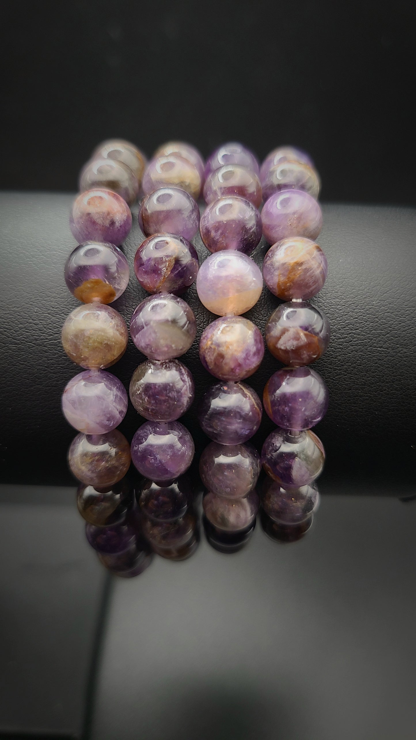 Purple Garden Quartz- Natural Gemstone Bracelet - 1 pc