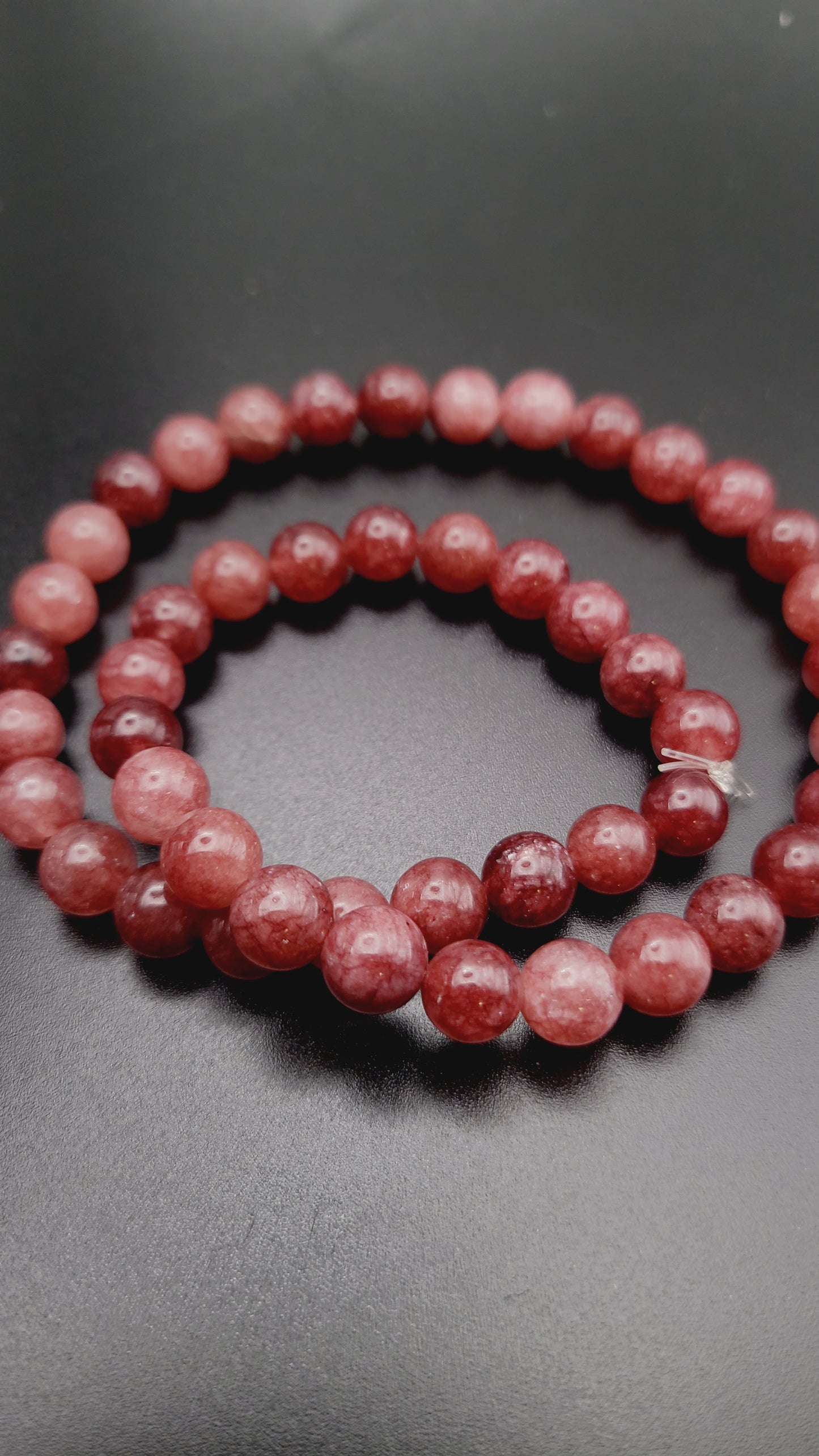 Red Coffee Agate - 1 Strand - 8mm