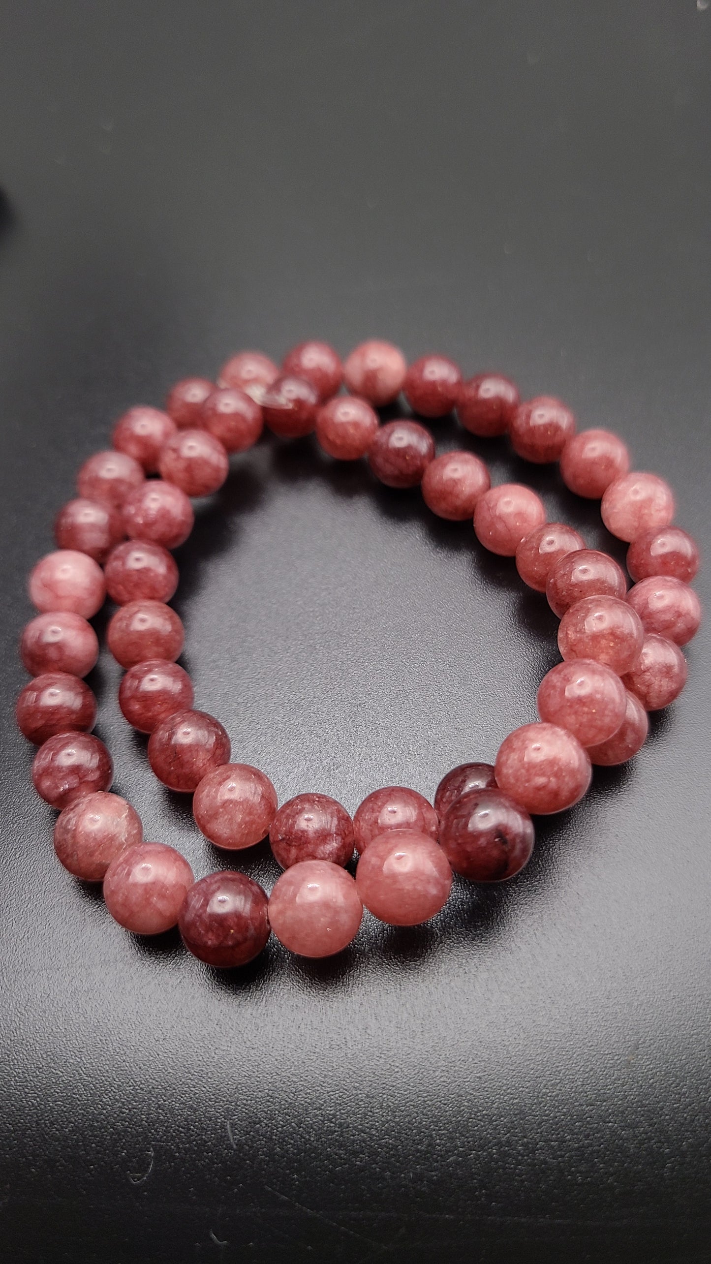 Red Coffee Agate - 1 Strand - 8mm