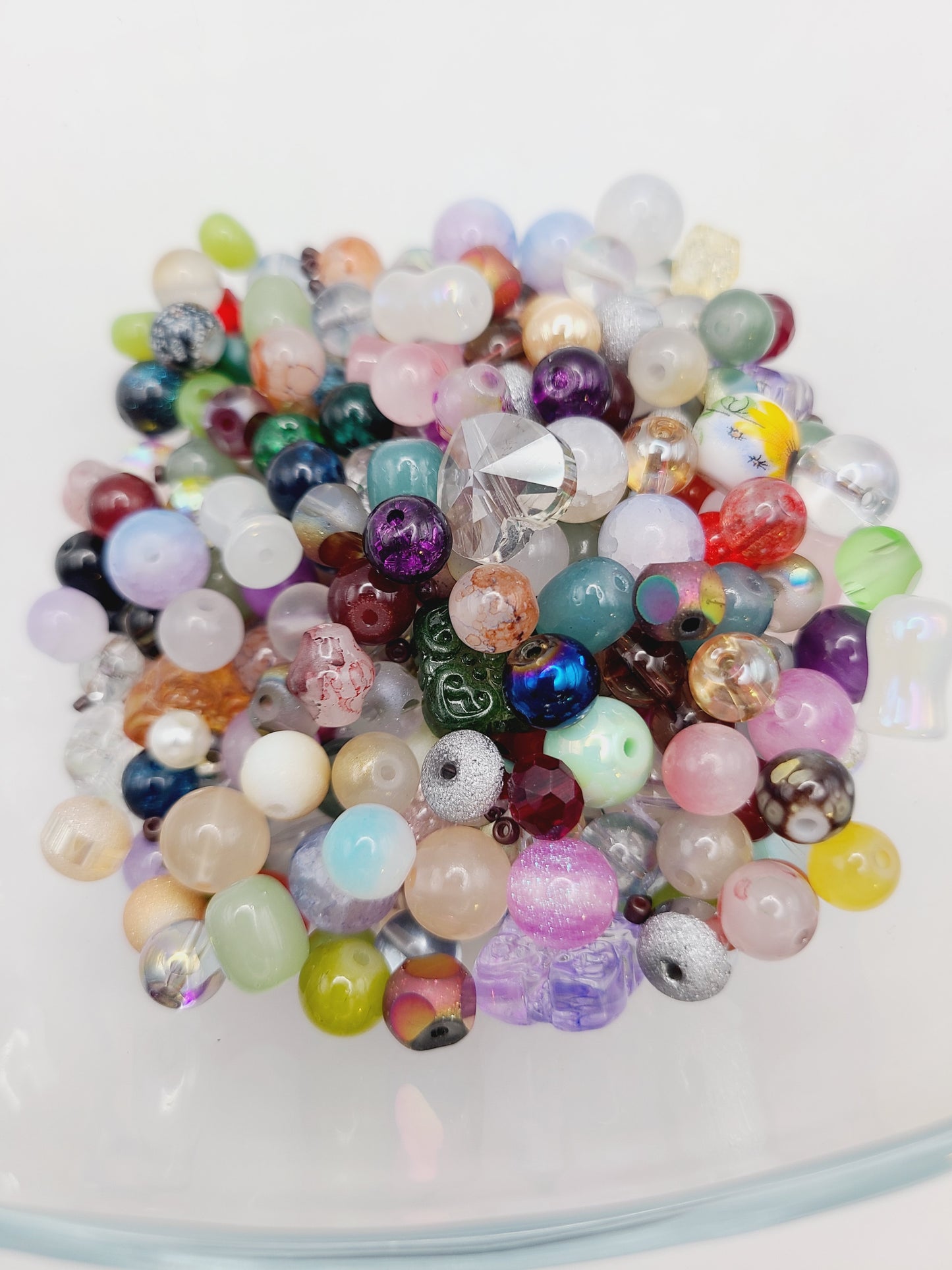 Big Glass Loose Mixed Beads - Bag - 9.5 oz