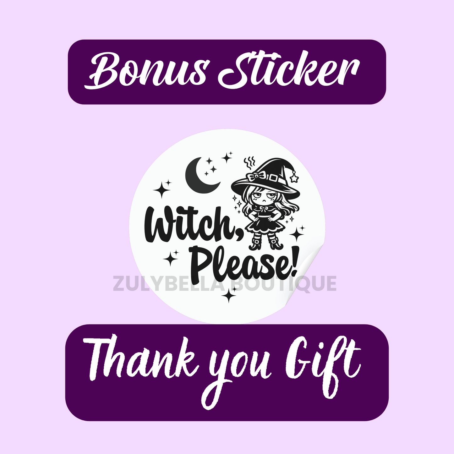 Spooky Business Sticker Collection | 10 Thermal Sticker PNGs | 2" Round Labels | Digital Download ONLY