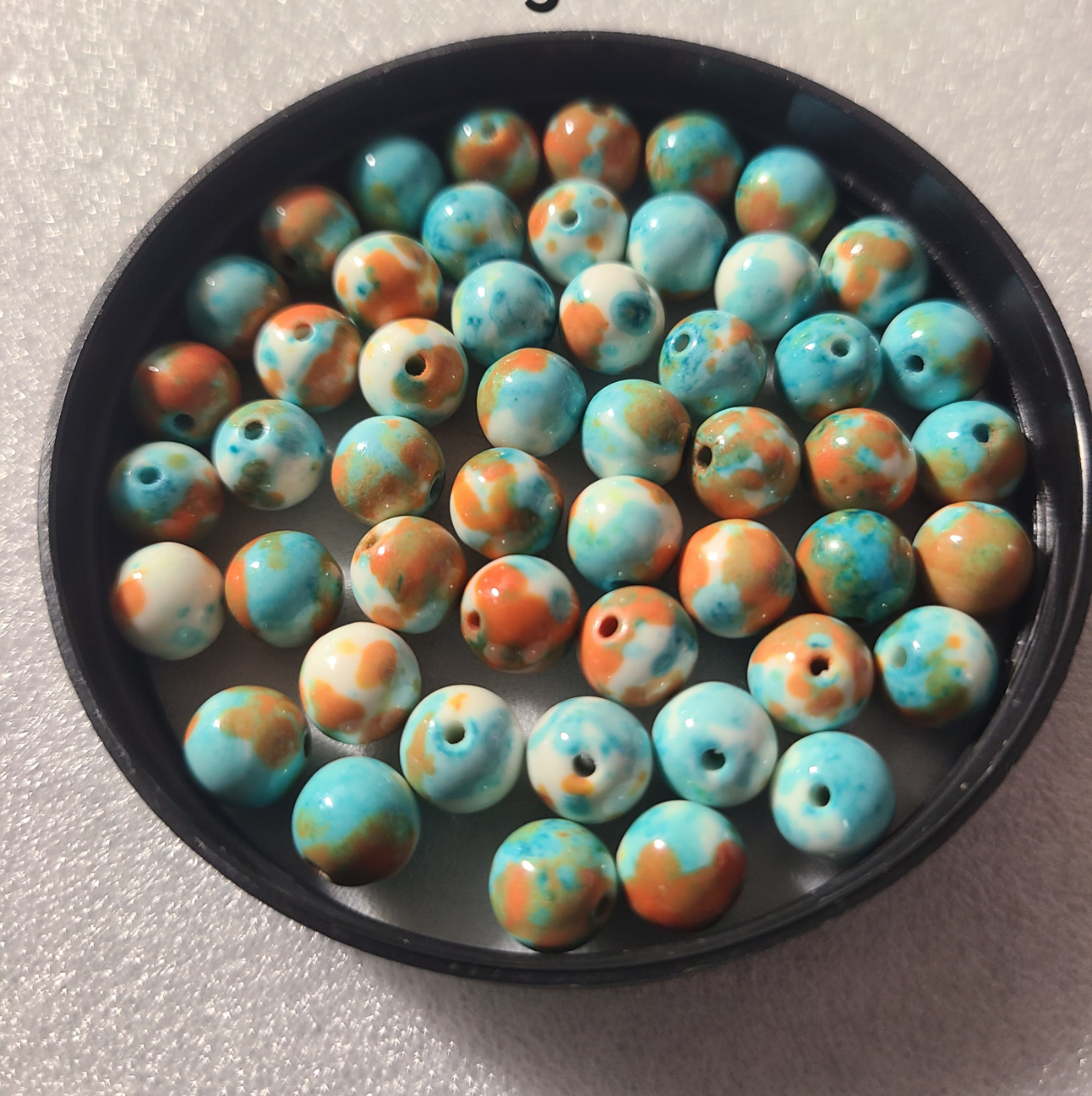 Imperial Jasper - 8mm  Loose Beads Qty: 48 - 50