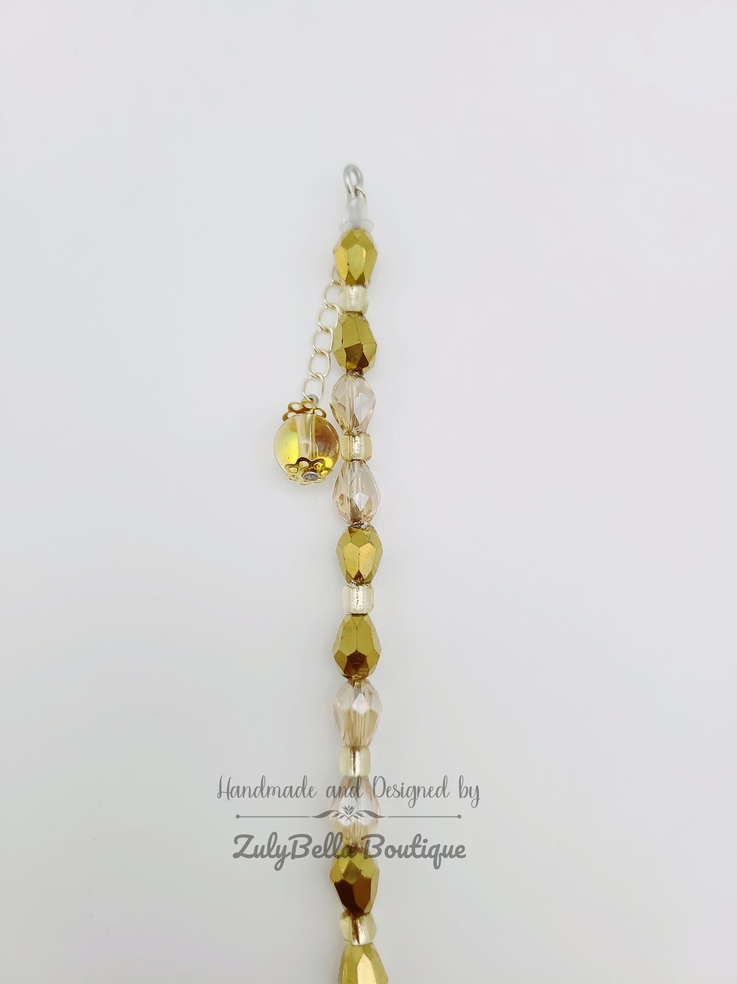 Beaded Bracelet Helper- Gold Teardrop