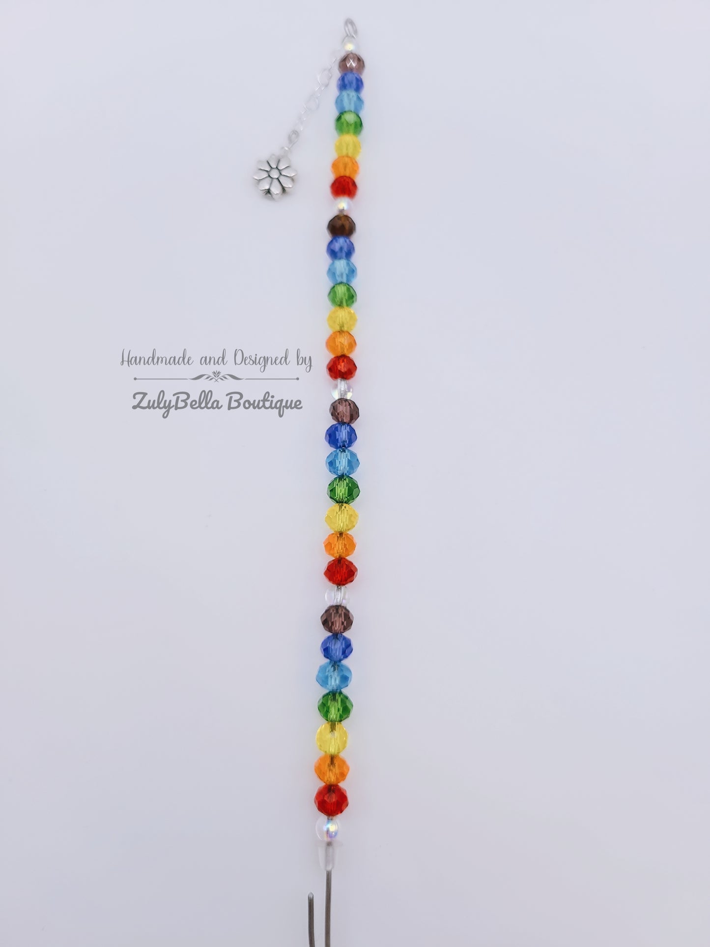 Beaded Bracelet Helper- Rainbow