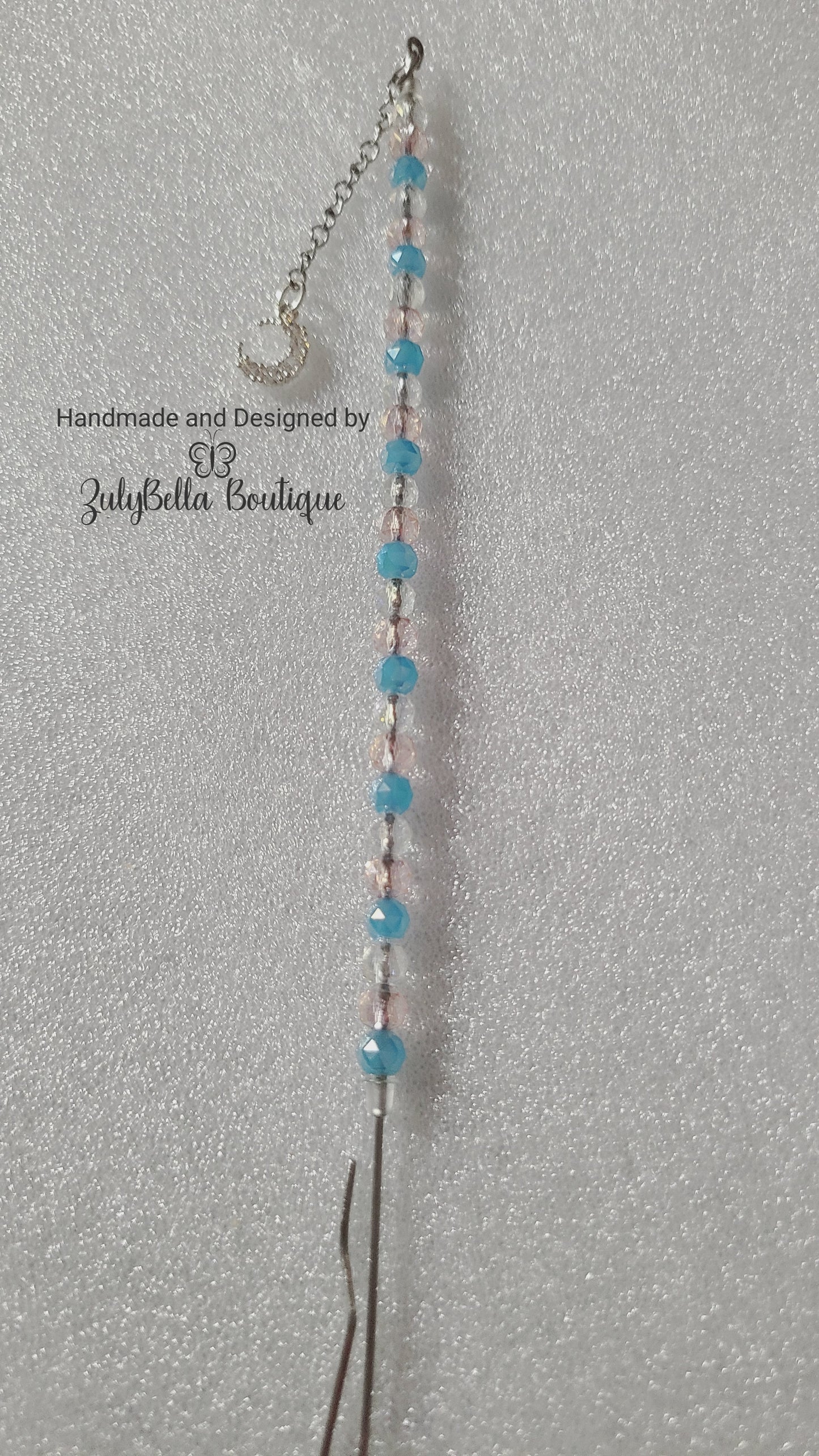 Rhinestone Moon Bracelet Helper