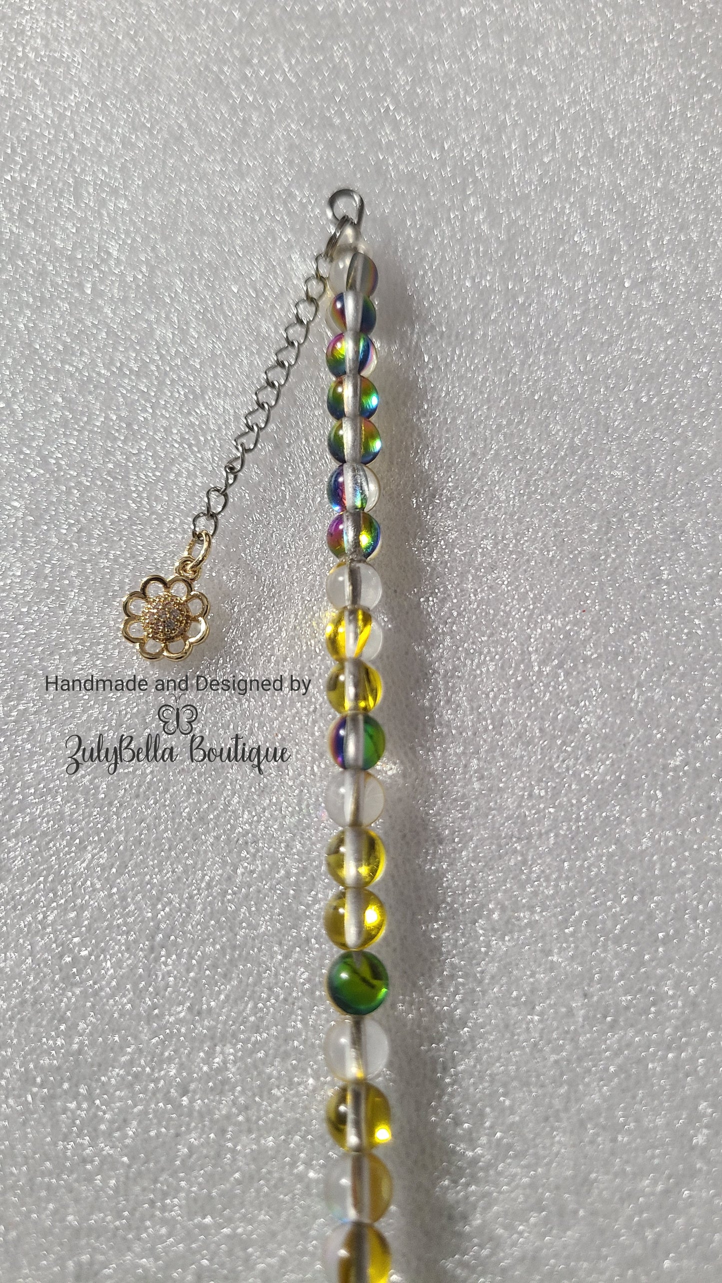 Mermaid Glass - Bracelet Helper- Yellow - Flower