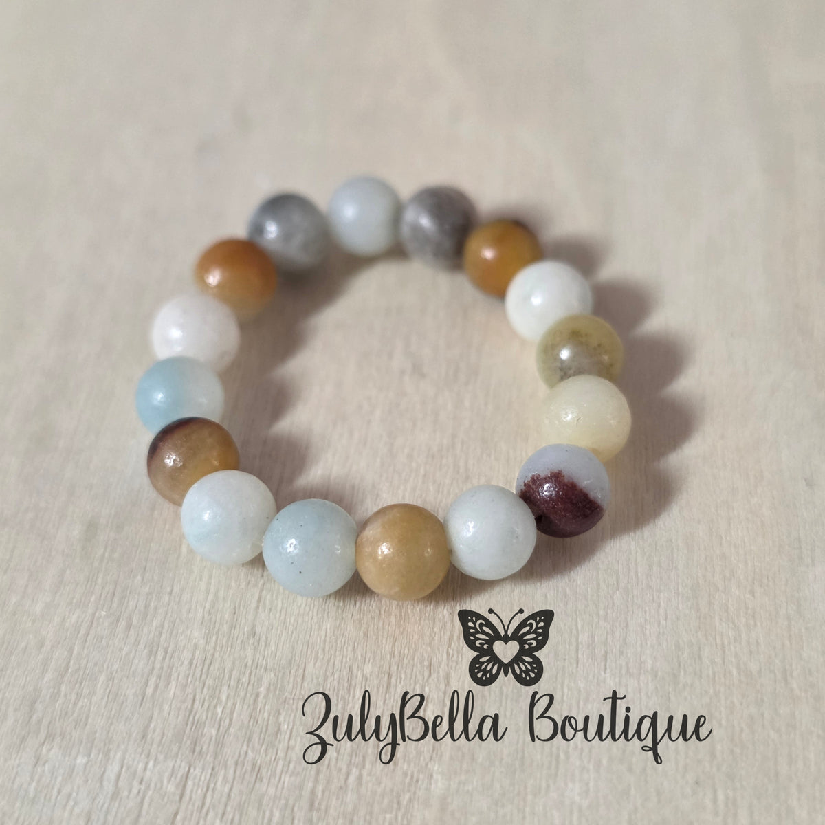 Beaded Ring - Amazonite - Size #9.25