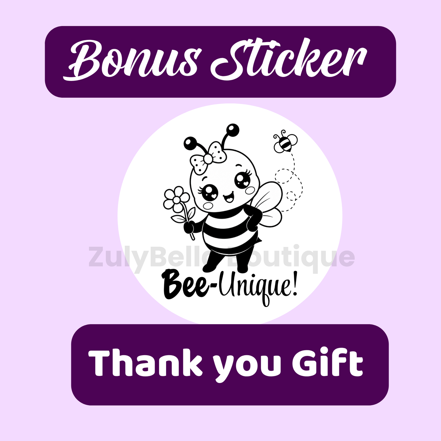 Bee Business Packing Sticker Collection | 10 Thermal Sticker PNGs | 2" Round Labels | Digital Download ONLY