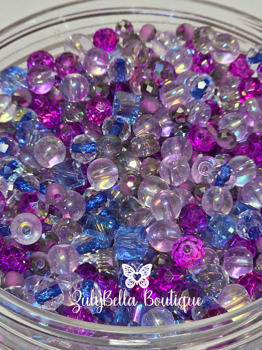 Crystal Violet Blue - Bead Mix #11