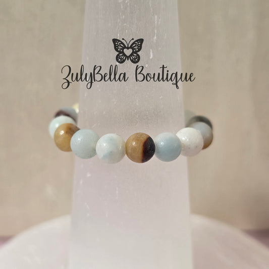Beaded Ring - Amazonite - Size #9.25