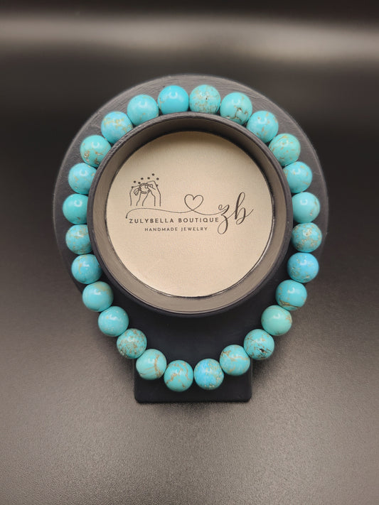 Turquoise Natural Gemstone Bracelet