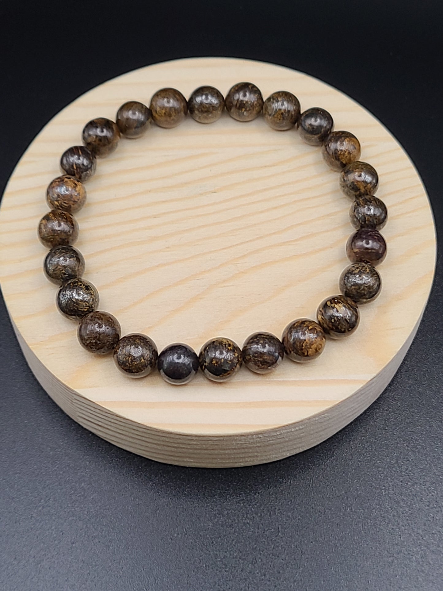 Bronzite Natural Gemstone Bracelet