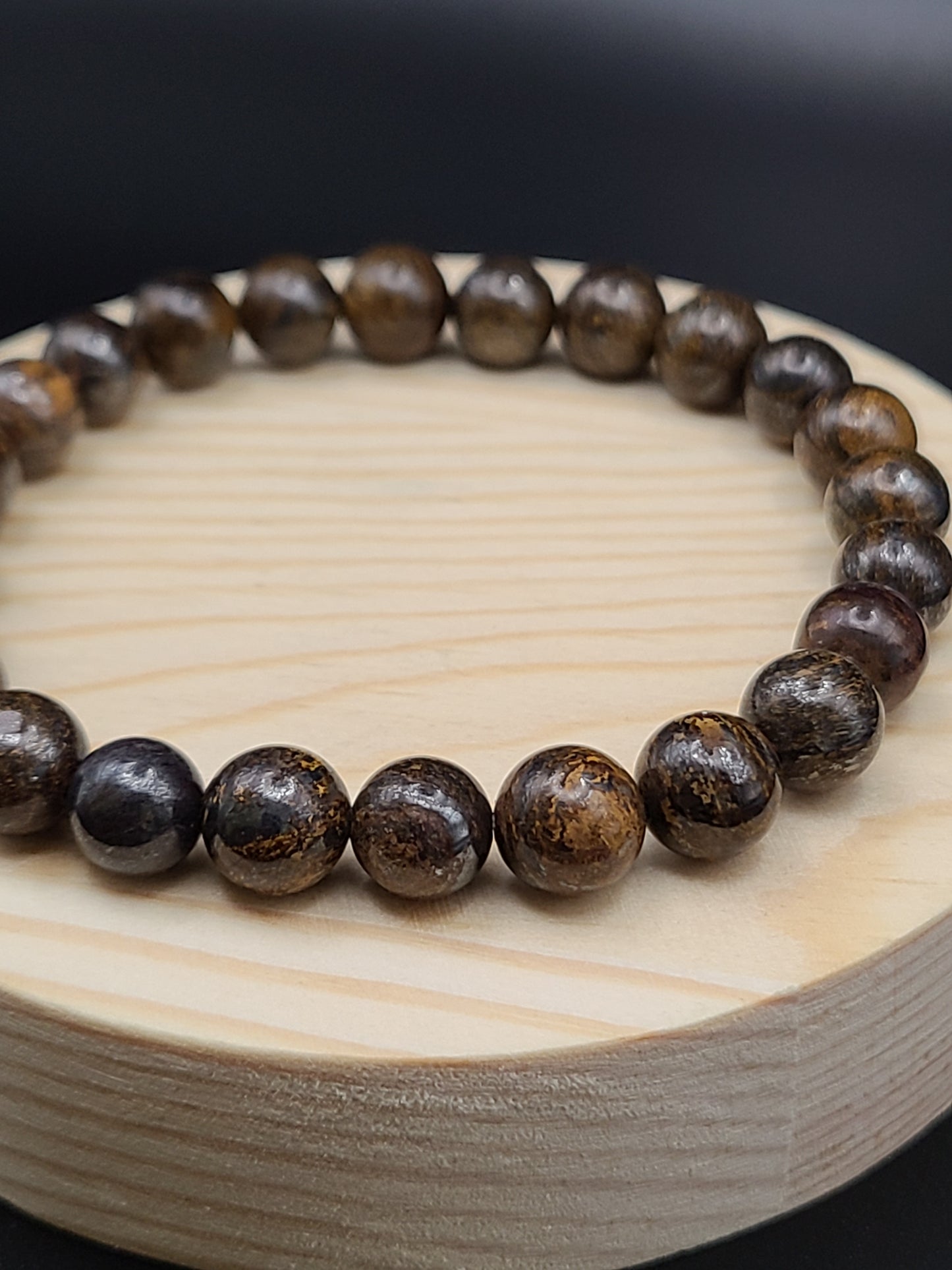 Bronzite Natural Gemstone Bracelet