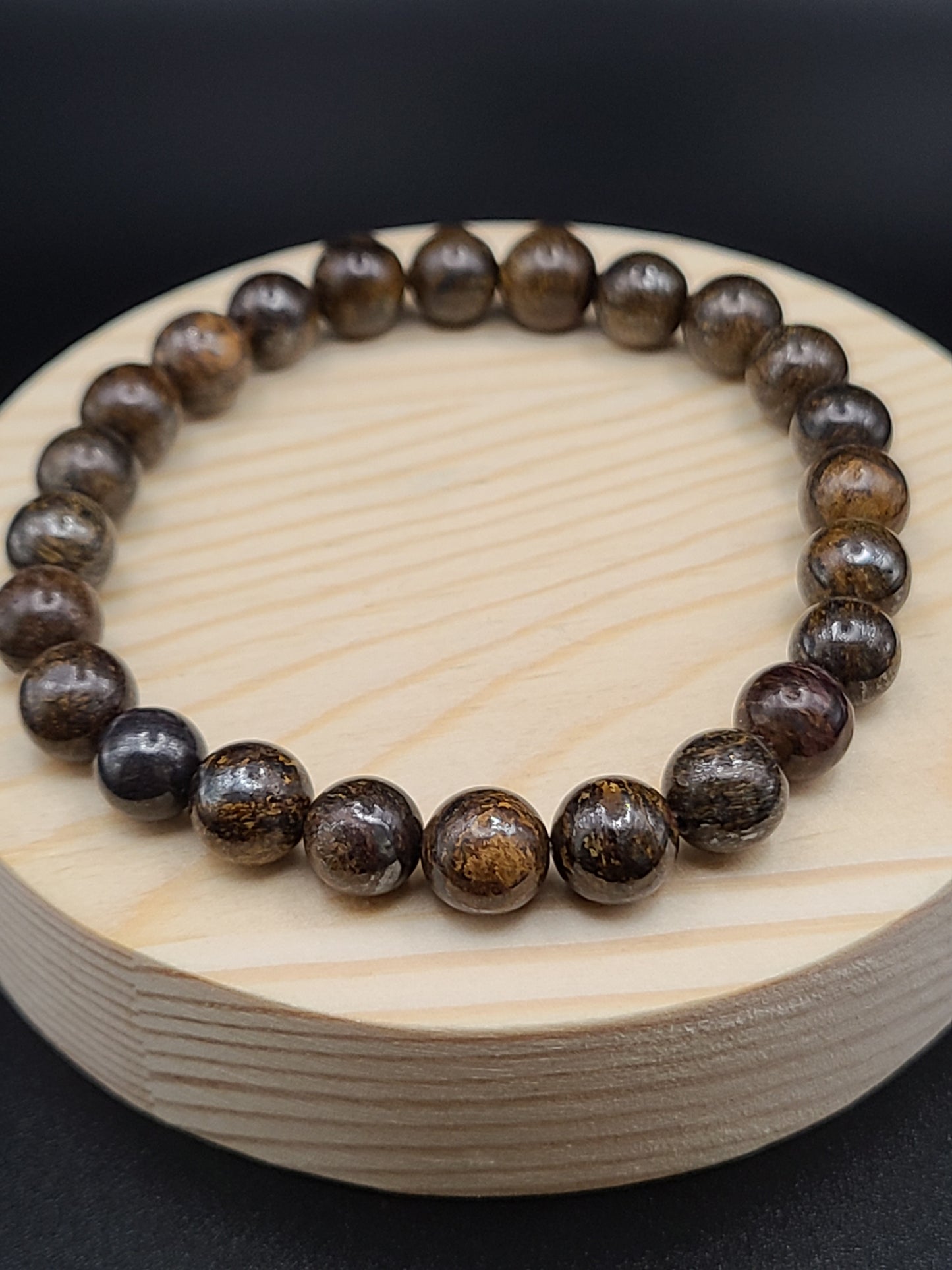 Bronzite Natural Gemstone Bracelet