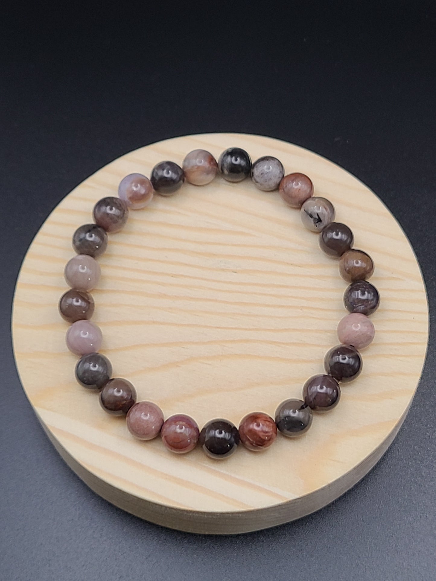 Natural Petrified Wood Natural Gemstone Bracelet