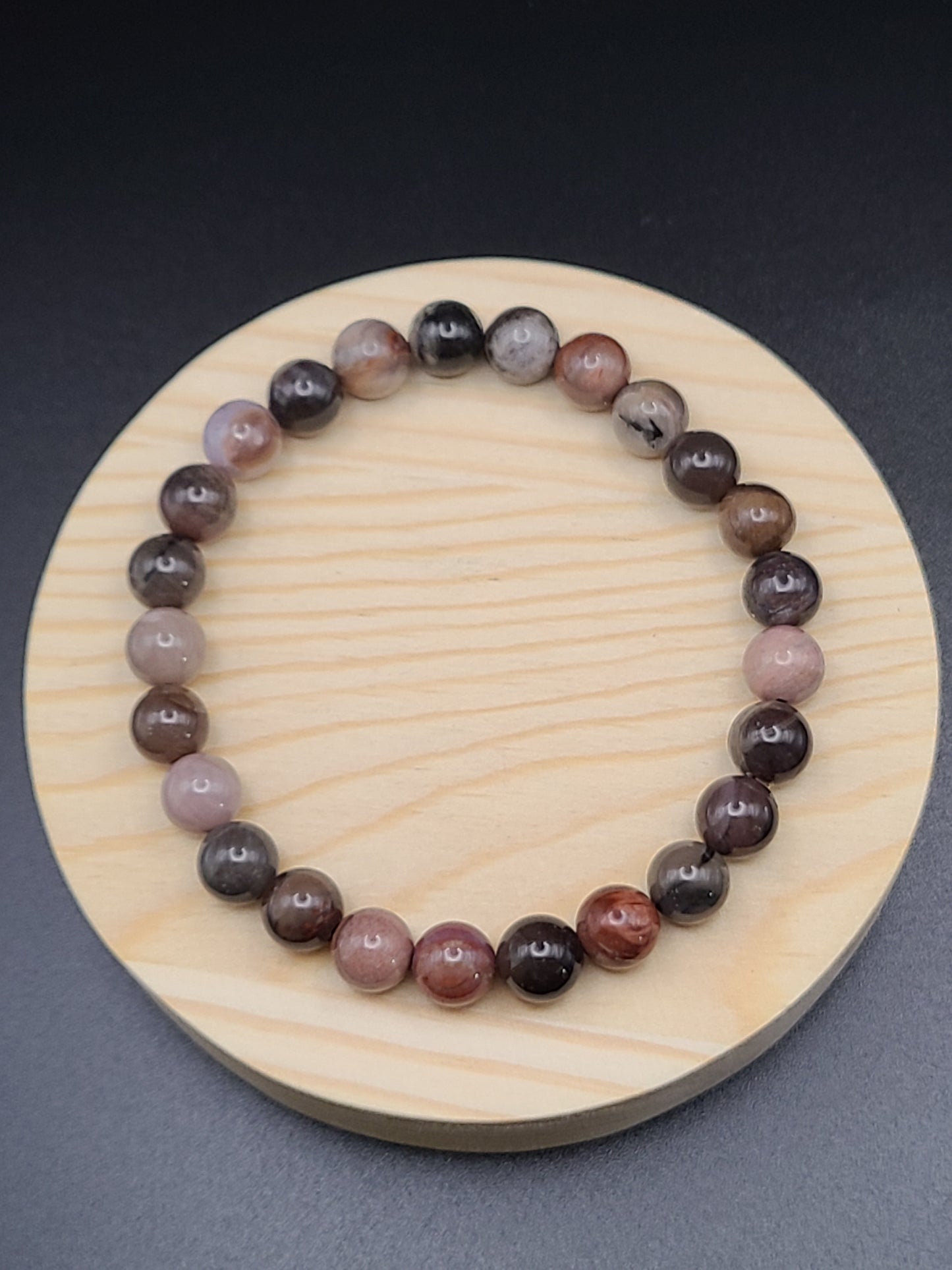 Natural Petrified Wood Natural Gemstone Bracelet