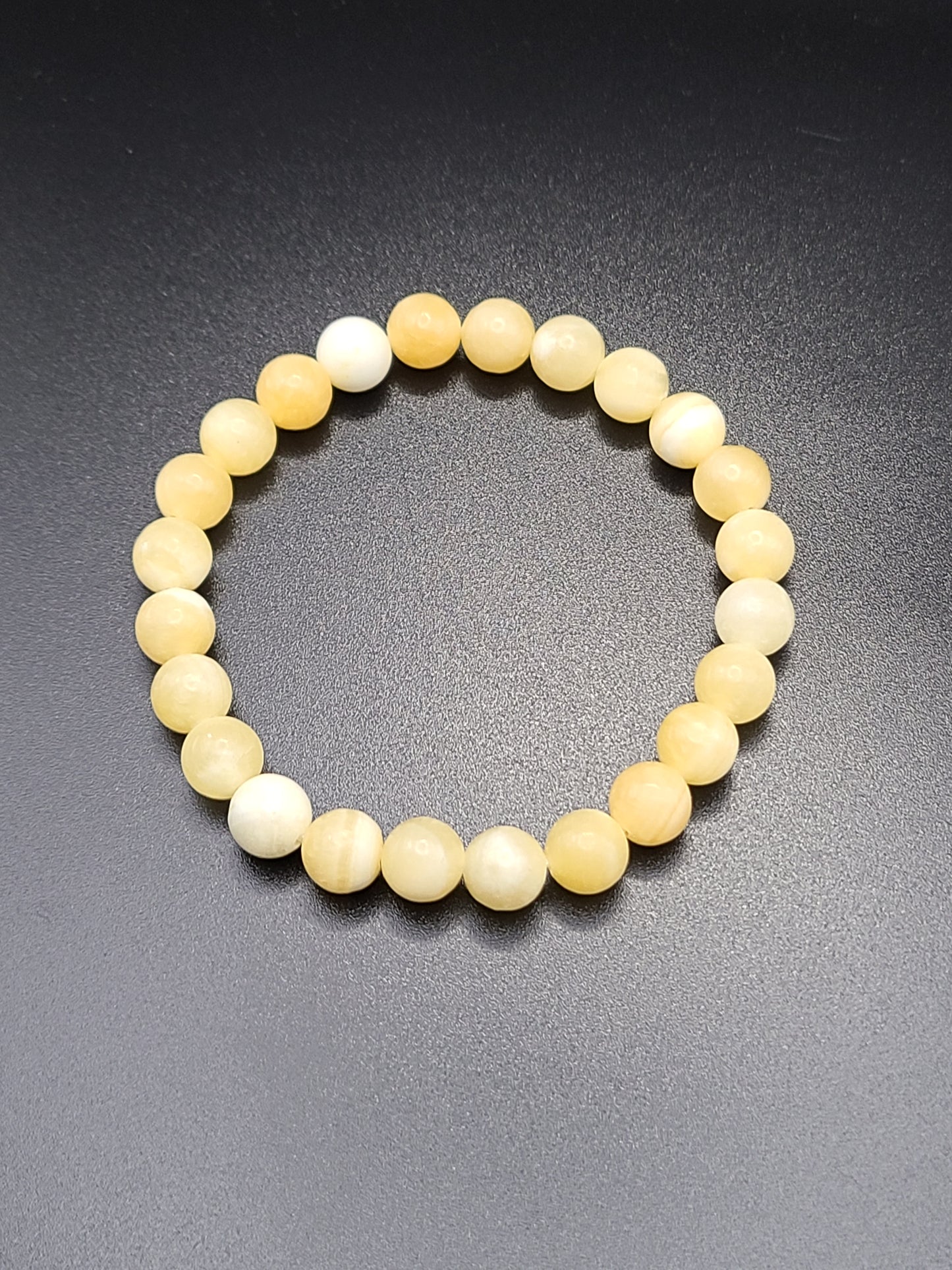 Yellow Calcite Natural Gemstone Bracelet