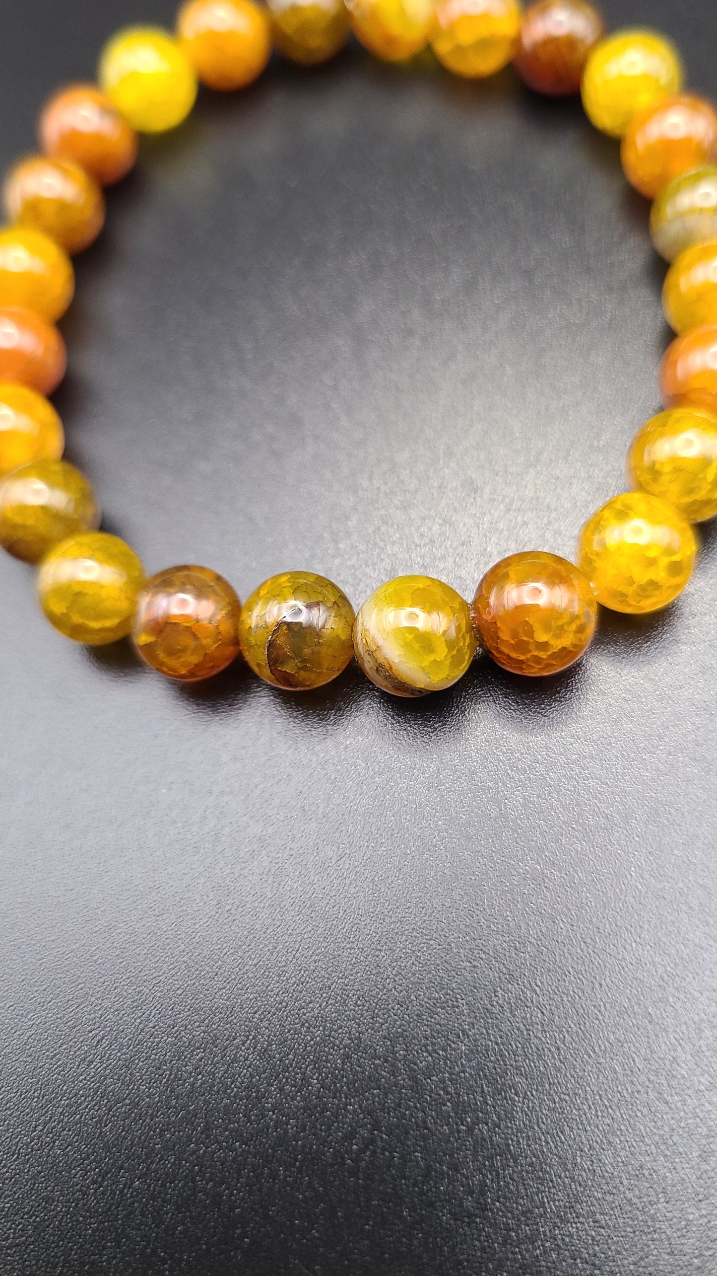 Tea Dragon Agate Natural Gemstone Bracelet