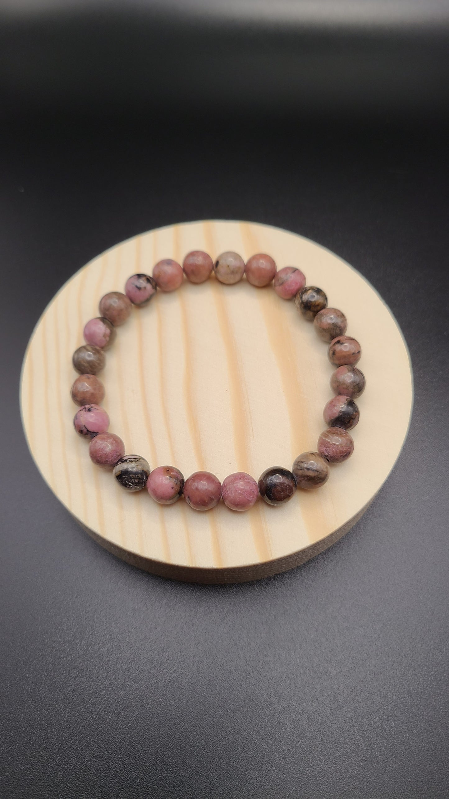 Rhodonite Natural Gemstone Bracelet